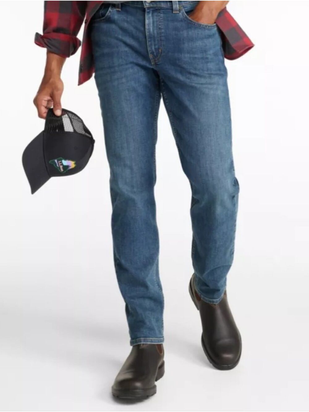 L.L. Bean Men’s BeanFlex Slim Straight Leg Stretch Jeans 34x30